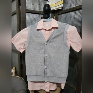 Little Boys Sweater Vest Set